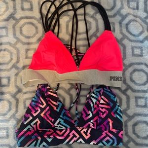 NWOT Set of 2 Pink Bralettes